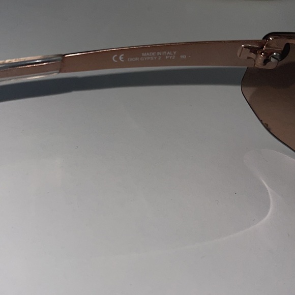 Rose gold Dior glasses - Picture 3 of 3
